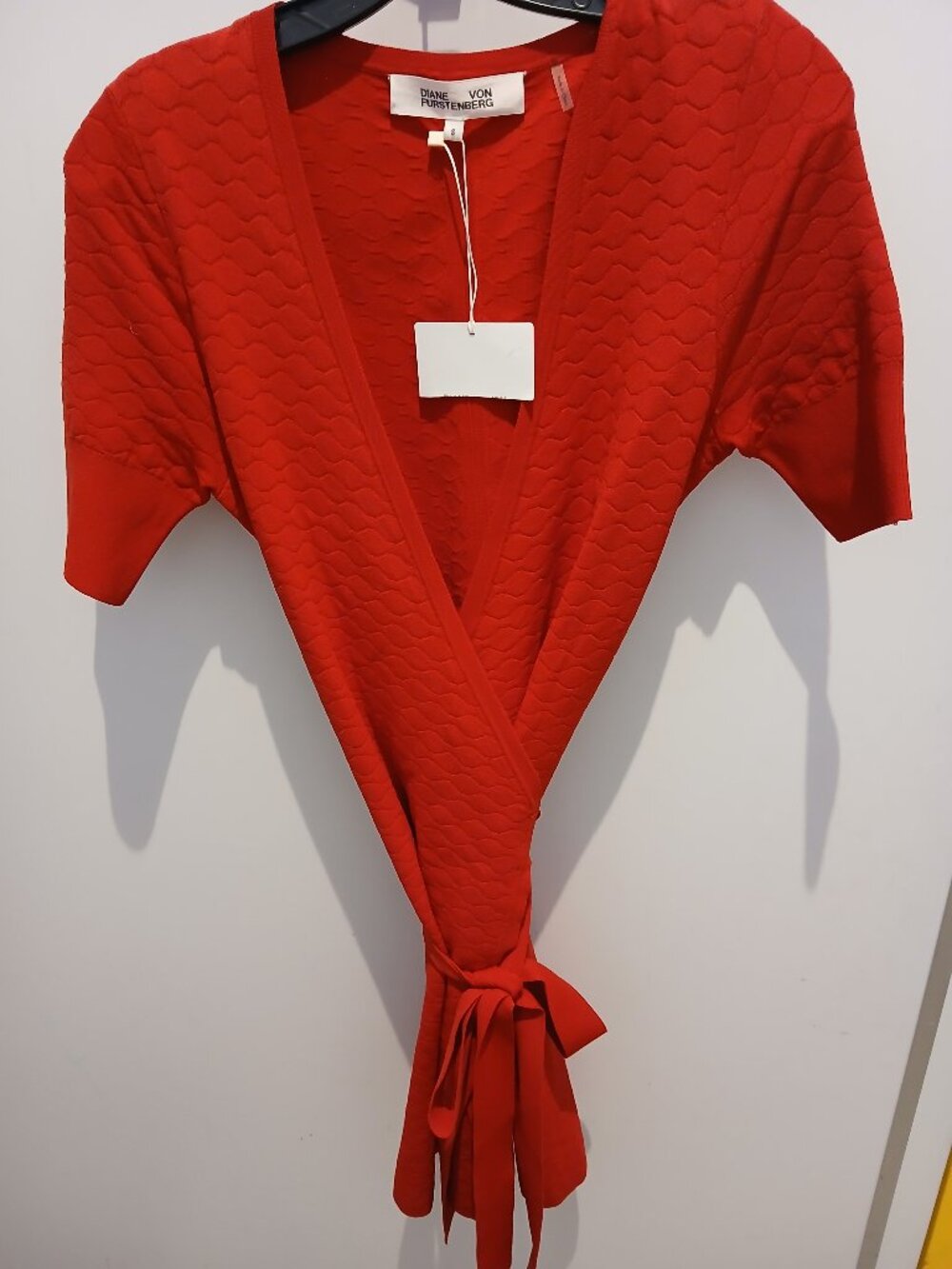 Original Diane Von Furstenberg Red Wrap Dress